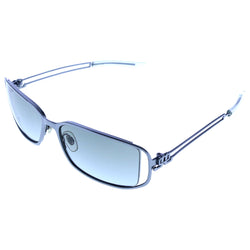 J.LO by Jennifer Lopez Style "Lizette"  Sport-Sunglasses Silver-Tone Frame/Dark-Gray Lens