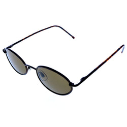 Outlook Round-Sunglasses Bronze-Tone Frame/Dark-Gray Lens