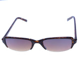 Liz Claiborne Semi-Rimless-Sunglasses Tortoise-Shell Frame/Brown Lens