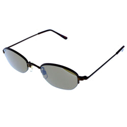 Liz Claiborne Semi-Rimless-Sunglasses Bronze-Tone Frame/Dark-Gray Lens
