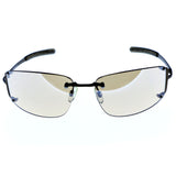 Liz Claiborne Style "Folsom" Rectangle-Sunglasses Bronze-Tone Frame/Brown Lens