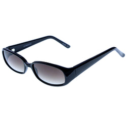 Liz Claiborne Style "Shari" Sport-Sunglasses Black Frame/Purple Lens
