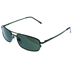 Liz Claiborne Style ""Byron" Rectangle-Sunglasses Green Frame/Green Lens