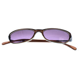 Liz Claiborne Style "Kayla" Sport-Sunglasses Brown Frame/Purple Lens
