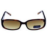 Liz Claiborne Uv Protection Rectangle-Sunglasses Tortoise-Shell Frame/Gray Lens