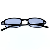 Liz Claiborne Uv Protection Rectangle-Sunglasses Dark-Gray Frame/Clear Lens
