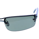 Liz Claiborne Style "Grandy" Semi-Rimless-Sunglasses Green Frame/Green Lens
