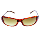 Liz Claiborne Style "Alexis" Rectangle-Sunglasses Tortoise-Shell Frame/Brown Lens