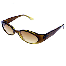 Liz Claiborne Style "Olivia" Oval-Sunglasses Brown Frame/Brown Lens