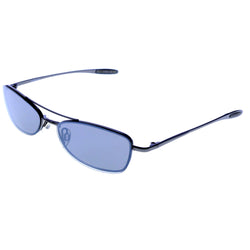 Liz Claiborne Style "Georgetown" Rectangle-Sunglasses Dark-Gray Frame/Silver-Tone Lens