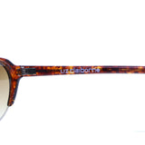 Liz Claiborne Style "Sasha" Semi-Rimless-Sunglasses Tortoise-Shell Frame/Dark-Gray Lens