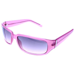 Liz Claiborne Style "Rachel" Rectangle-Sunglasses Pink Frame/Dark-Gray Lens