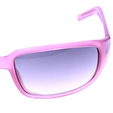 Liz Claiborne Style "Rachel" Rectangle-Sunglasses Pink Frame/Dark-Gray Lens