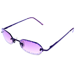 Liz Claiborne Round-Sunglasses Purple Frame/Purple Lens