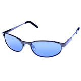 Liz Claiborne Style "Taos" Sport-Sunglasses Dark-Gray Frame/Blue Lens