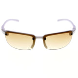 Liz Claiborne Style "Maddie" Sport-Sunglasses White Frame/Brown Lens
