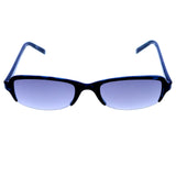 Liz Claiborne Semi-Rimless-Sunglasses Green Frame/Purple Lens