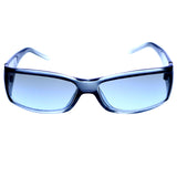 Liz Claiborne Rectangle-Sunglasses Blue Frame/Blue Lens