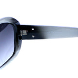 Liz Claiborne Oversize-Sunglasses Gray Frame/Black Lens