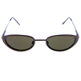 Liz Claiborne Round-Sunglasses Bronze-Tone Frame/Dark-Gray Lens