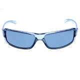 Liz Claiborne Style "Leslie" Sport-Sunglasses Blue Frame/Dark-Gray Lens
