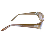Liz Claiborne Style "Terry" Sport-Sunglasses Brown Frame/Dark-Gray Lens
