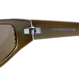Liz Claiborne Style "Terry" Sport-Sunglasses Brown Frame/Dark-Gray Lens