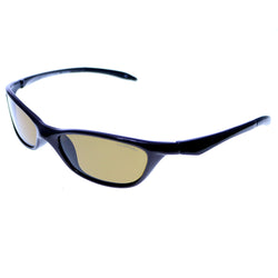 Liz Claiborne Style "Flo" Sport-Sunglasses Brown Frame/Brown Lens