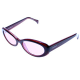 Liz Claiborne Oval-Sunglasses Purple Frame/Purple Lens