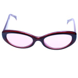 Liz Claiborne Oval-Sunglasses Purple Frame/Purple Lens