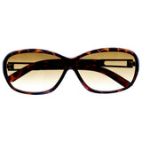 Liz Claiborne Oversize-Sunglasses Tortoise-Shell Frame/Brown Lens