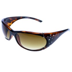 Liz Caiborne Style "Ginger" Oversize-Sunglasses Tortoise-Shell Frame/Brown Lens