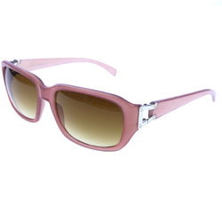 Liz Caiborne Style "Audrey" Oversize-Sunglasses Pink Frame/Brown Lens