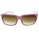 Liz Caiborne Style "Audrey" Oversize-Sunglasses Pink Frame/Brown Lens