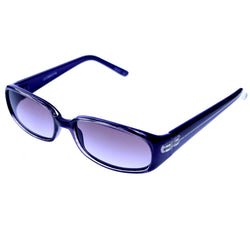 Liz Caiborne Style "Shari" Rectangle-Sunglasses Purple Frame/Purple Lens