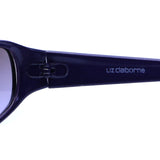 Liz Caiborne Style "Shari" Rectangle-Sunglasses Purple Frame/Purple Lens