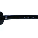 Liz Caiborne Rectangle-Sunglasses Black Frame/Red Lens