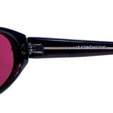 Liz Claiborne Sport-Sunglasses Black Frame/Purple Lens