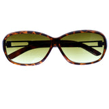 Liz Caiborne Bifocal Lenses Oversize-Sunglasses Tortoise-Shell Frame/Green Lens