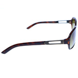 Liz Caiborne Bifocal Lenses Oversize-Sunglasses Tortoise-Shell Frame/Green Lens