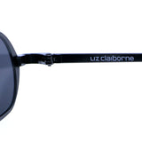Liz Caiborne Rectangle-Sunglasses Dark-Gray Frame/Black Lens
