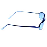 Liz Caiborne Sport-Sunglasses Black Frame/Blue Lens