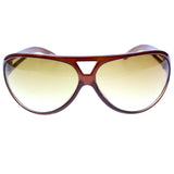 Liz Claiborne Style "Pamela" Aviator-Sunglasses Brown Frame/Brown Lens
