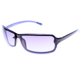 Liz Claiborne Style "Marla" Rectangle-Sunglasses Two-Tone Frame/Purple Lens