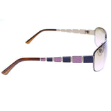 Liz Claiborne Style "Kerri" Rectangle-Sunglasses Bronze-Tone Frame/Brown Lens