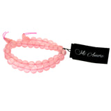 Mi Amore Beaded Stretch Opaque Fashion-Bracelet Set Pink