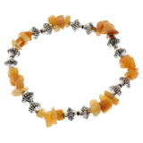 Mi Amore Stretch-Bracelet Silver-Tone/Orange