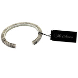Mi Amore Antiqued Fashion-Bracelet Silver-Tone