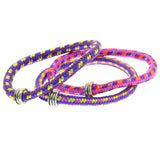 Mi Amore Rope Bracelet-Set Pink/Multicolor