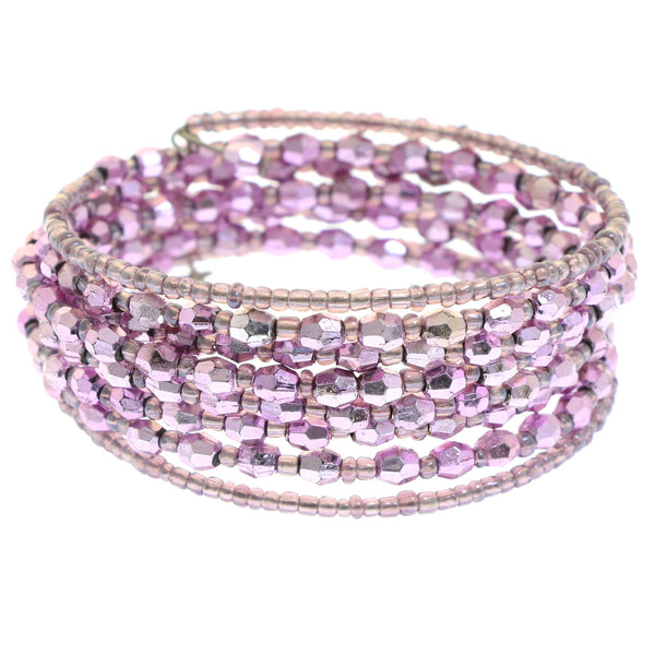 Mi Amore Coil-Bracelet Purple